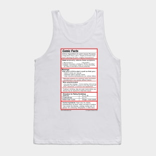Comic Facts and Warnings Tank Top